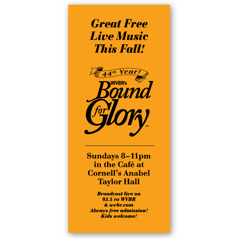 Bound for Glory Fall Brochure
