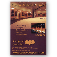 Oakwood Sports 1/4 page magazine ad