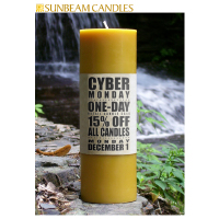 Sunbeam Candles Cyber Monday email ad