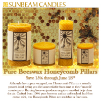Sunbeam Candles Honeycomb e-mail ad